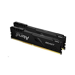 Kingston 16gb 2666mhz Ddr4 Cl16 Dimm (kit Of 2) Fury Beast Black (KF426C16BBK2/16)