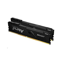 Kingston 32gb 2666mhz Ddr4 Cl16 Dimm (kit Of 2) Fury Beast Black (KF426C16BBK2/32)