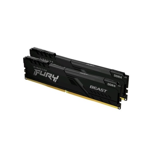 Kingston 64gb 2666mhz Ddr4 Cl16 Dimm (kit Of 2) Fury Beast Black (KF426C16BBK2/64)