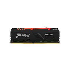 Kingston 64gb 3200mhz Ddr4 Cl16 Dimm (kit Of 4) 1gx8 Fury Beast Rgb (KF432C16BB1AK4/6)
