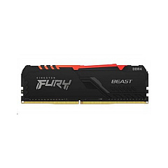 Kingston 128gb 3200mhz Ddr4 Cl16 Dimm (kit Of 4) Fury Beast Rgb (KF432C16BBAK4/12)