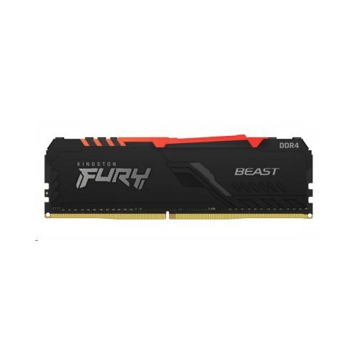 Kingston 128gb 3200mhz Ddr4 Cl16 Dimm (kit Of 4) Fury Beast Rgb (KF432C16BBAK4/12)