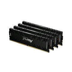 Kingston 64gb 3200mhz Ddr4 Cl16 Dimm (kit Of 4) 1gx8 Fury Renegade Black (KF432C16RB1K4/64)
