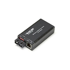 Black Box Fast Ethernet (100-mbps) Media Converter - 10/100-mbps Copper To 100-mbps Singlemode Fiber, 1310nm, 40km, Sc, Taa (LHC015A-R4) Black Box Fast Ethernet (100-mbps) Media Converter - 10/100-mbps Copper To 100-mbps Singlemode Fiber, 1310nm, 40km, Sc, Taa (LHC015A-R4)
