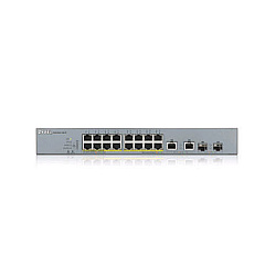 Zyxel Gs1350-18hp - 16-port Gigabit Poe+ L2 Web Managed Switch (250w) W/2 Sfp Uplink W/1y Nebula Included (GS135018HP) Zyxel Gs1350-18hp - 16-port Gigabit Poe+ L2 Web Managed Switch (250w) W/2 Sfp Uplink W/1y Nebula Included (GS135018HP)