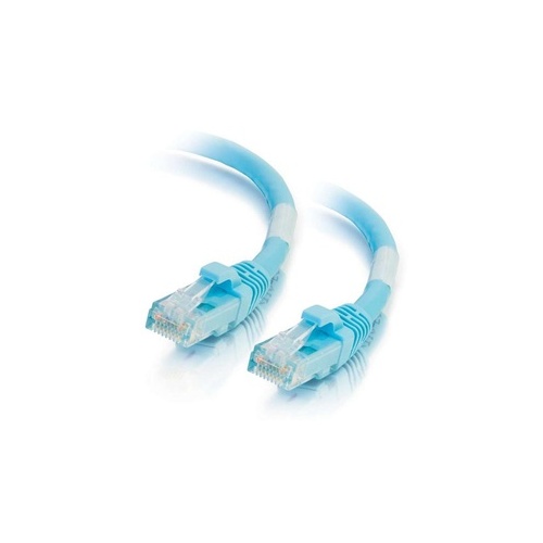 C2G 75ft Cat6a Snagless Utp Cable-aqua (50874)