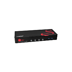 SIIG 4p Hdmi 2.0 4k Kvm Usb 3.0 - Taa (CEH25611S1)