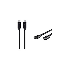 Belkin Thunderbolt 3 Cable 2.6ft / 0.8m 100w (F2CD084BT0.8MBK) Belkin Thunderbolt 3 Cable 2.6ft / 0.8m 100w (F2CD084BT0.8MBK)