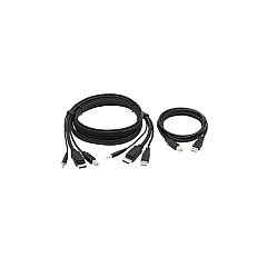 Tripp Lite Displayport Kvm Cable Kit 4k Usb Mm 6ft (P783-006-U) Tripp Lite Displayport Kvm Cable Kit 4k Usb Mm 6ft (P783-006-U)