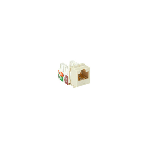 Black Box Cat6a Keystone Jack - Unshielded, Rj45, Office White, Gsa, Taa (C6AJA70-OW-R2)