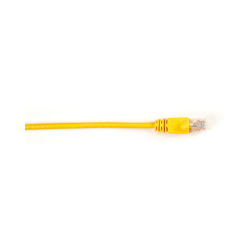 Black Box Cat6 250-mhz Molded Snagless Stranded Ethernet Patch Cable-unshielded(utp),cm Pvc(rj45 M/m),yellow,7-ft.(2.1-m),5-pack (CAT6PC-007-YL-5PAK)