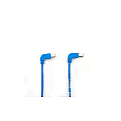 Black Box Cat5e 100-mhz Molded Angled Stranded Ethernet Patch Cable - Shielded (f/utp), Cm Pvc (rj45 M/m), Blue, 10-ft. (3.0-m) (EVNSL21ES-0010-90DU)