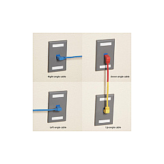 Black Box Cat6 250-mhz Molded Angled Stranded Ethernet Patch Cable - Unshielded (utp), Cm Pvc (rj45 M/m), Red, 1-ft. (0.3-m) (EVNSL236-0001-90DD) Black Box Cat6 250-mhz Molded Angled Stranded Ethernet Patch Cable - Unshielded (utp), Cm Pvc (rj45 M/m), Red, 1-ft. (0.3-m) (EVNSL236-0001-90DD)