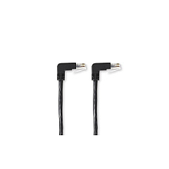 Black Box Cat5e 100-mhz Molded Angled Stranded Ethernet Patch Cable - Unshielded (utp), Cm Pvc (rj45 M/m), Black, 3-ft. (0.9-m) (EVNSL27E-0003-90DD) Black Box Cat5e 100-mhz Molded Angled Stranded Ethernet Patch Cable - Unshielded (utp), Cm Pvc (rj45 M/m), Black, 3-ft. (0.9-m) (EVNSL27E-0003-90DD)
