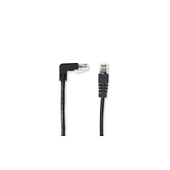Black Box Cat5e 100-mhz Molded Angled Stranded Ethernet Patch Cable - Unshielded (utp), Cm Pvc (rj45 M/m), Black, 3-ft. (0.9-m) (EVNSL27E-0003-90DS) Black Box Cat5e 100-mhz Molded Angled Stranded Ethernet Patch Cable - Unshielded (utp), Cm Pvc (rj45 M/m), Black, 3-ft. (0.9-m) (EVNSL27E-0003-90DS)