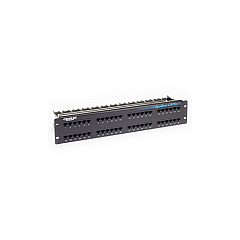 Black Box Cat5e Patch Panel - 2u, Unshielded, 48-port, Gsa, Taa (JPM906A-R6) Black Box Cat5e Patch Panel - 2u, Unshielded, 48-port, Gsa, Taa (JPM906A-R6)