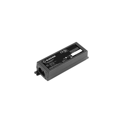 Black Box 10/100/1000base-t Rj45 Poe+ Gigabit Ethernet Injector - 802.3at, 1-port (LPJ001A-T-R2)