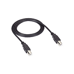 Black Box Usb 2.0 Cable - Type B Male To Type B Male, Black, 16-ft. (4.8-m) (USB08-0016) Black Box Usb 2.0 Cable - Type B Male To Type B Male, Black, 16-ft. (4.8-m) (USB08-0016)