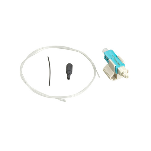 Black Box Pre-polished Fiber Optic Connector - Om3, Multimode, Sc, Aqua, 6-pack, Gsa, Taa, Non-returnable/non-cancelable (PP-SC-50MM-10G-6PAK)