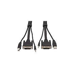 Tripp Lite Dvi Kvm Cable Kit Usb 3.5mm Audio 10ft (P784010)