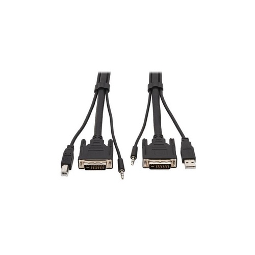 Tripp Lite Dvi Kvm Cable Kit Usb 3.5mm Audio 10ft (P784010)