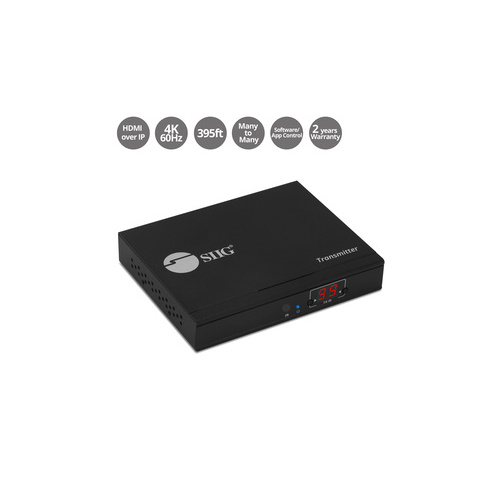 SIIG Hdmi 2.0 4k60hz Over Ip Extender (CEH25B11S1)