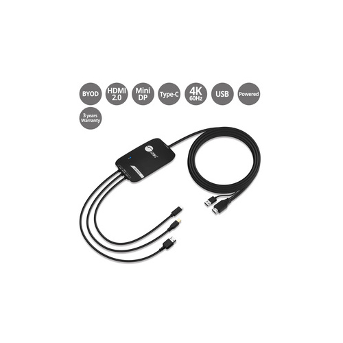 SIIG 3x1 Hdmi 4k Multi Format Presentation (CEH25Q11S1)