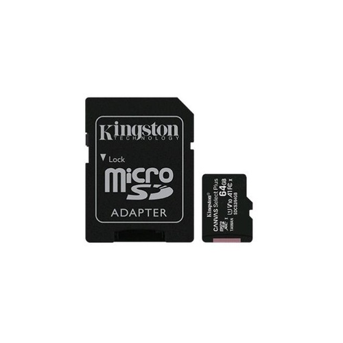 Kingston 64gb Micsdxc Canvas Select Plus 100r A1 (SDCS2/64GB2P1A)