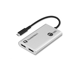 SIIG Thunderbolt 3 To Dual Dp 1.2 Adapter (JUTB0611S1)