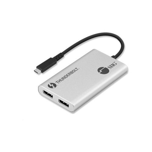 SIIG Thunderbolt 3 To Dual Dp 1.2 Adapter (JUTB0611S1)