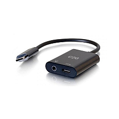 C2G Usb C To Aux And Usb C Adapter (54438) C2G Usb C To Aux And Usb C Adapter (54438)