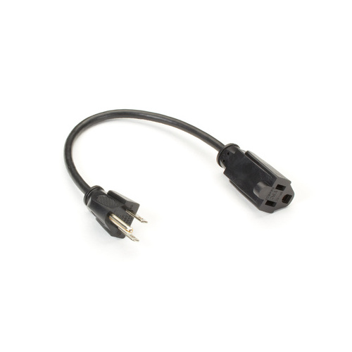 Black Box Outlet Saver Ac Mini Extension Cord - Nema 5-15p To Nema 5-15r, 1-ft. (0.3-m) (EPXR17-R2)