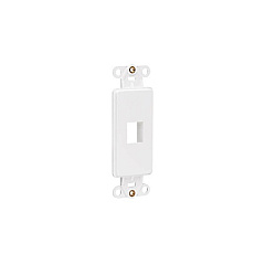 Tripp Lite Center Plate Insert Vertical 1-port (N042D-001V-WH)