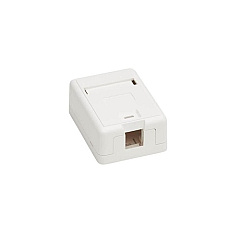 Tripp Lite Surface-mount Box Keystone Jack 1-port (N082-001-WH)