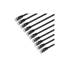 StarTech Cat6 Ethernet Cable Black 10pack 6ft Etl (C6PATCH6BK10PK)