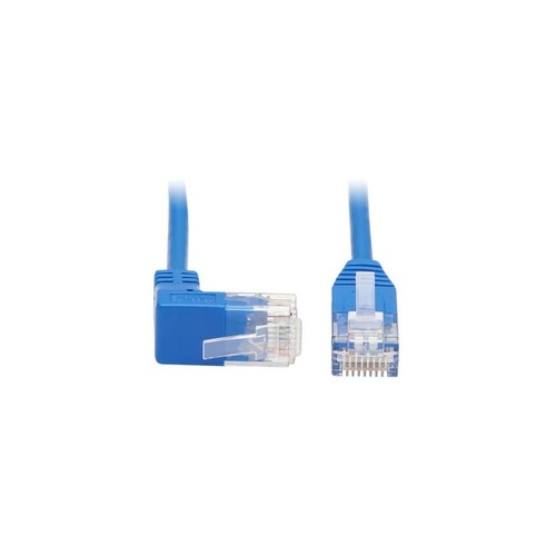 Tripp Lite Cat6 Cable Up Angle Slim M/m Blue 3ft (N204S03BLUP)