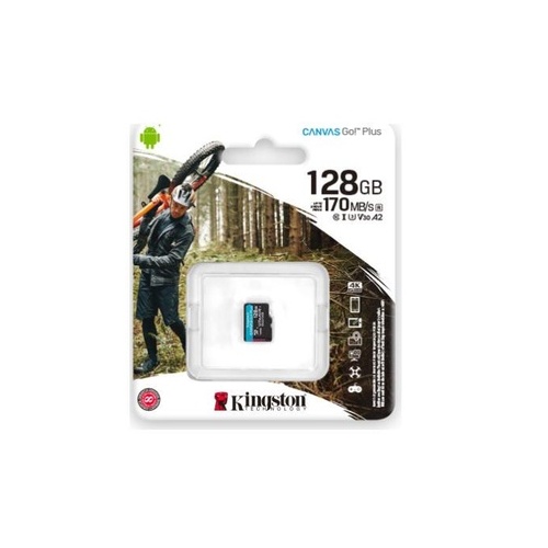 Kingston 128gb Microsdxc Canvas Go Plus 170r A2 (SDCG3/128GBSP)