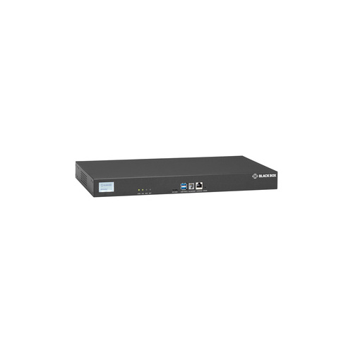 Black Box Console Server - Pots Modem, Dual 10/100/1000, 16-port, Taa (LES1716A-R2)