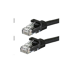Monoprice Flexboot Cat5e 24awg Cable_ 7ft Black (11381)