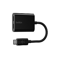 Belkin Usb-c Audio + Charge Adapter (F7U081BTBLK) Belkin Usb-c Audio + Charge Adapter (F7U081BTBLK)