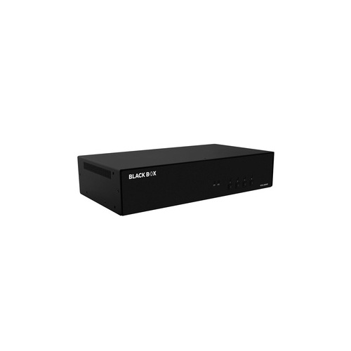 Black Box Secure Kvm Switch - 4-port, Dual-monitor, Flexport Hdmi/displayport, Taa If Outside Tape Is Not Broken (KVS4-2004HV)