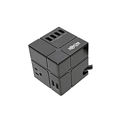 Tripp Lite Safe-it Cube Surge Protector 3-out 6 Usb (TLP368CUBEUAM)
