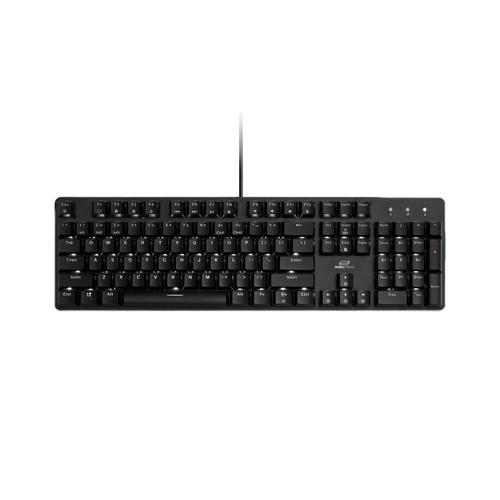 Monoprice Workstream By Mechanical Keyboard With Kailh Box Red Switches - Backlit_ Aluminum Top Plate_ 80 Million Keystrokes (42110)
