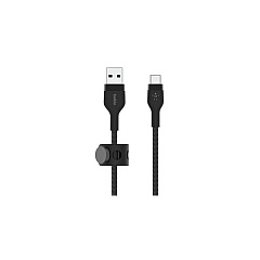 Belkin Usb-a To Usb-c, Braid Sil, 2m, Blk (CAB010BT2MBK) Belkin Usb-a To Usb-c, Braid Sil, 2m, Blk (CAB010BT2MBK)
