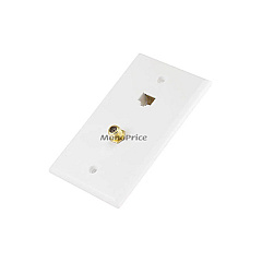 Monoprice Cat5e / F-type Wall Plate (7838)