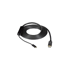 Black Box Usb-c Adapter Cable - Usb-c To Displayport Adapter, 4k60, Dp 1.2 Alt Mode, 10-ft. (3.0-m) (VAUSBC31DP12M010) Black Box Usb-c Adapter Cable - Usb-c To Displayport Adapter, 4k60, Dp 1.2 Alt Mode, 10-ft. (3.0-m) (VAUSBC31DP12M010)