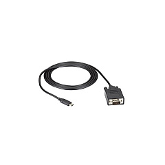 Black Box Usb-c Adapter Cable - Usb-c To Vga Adapter, 1920x1200 / 1080p, Dp 1.2 Alt Mode, 6-ft. (1.8-m) (VAUSBC31VGA006) Black Box Usb-c Adapter Cable - Usb-c To Vga Adapter, 1920x1200 / 1080p, Dp 1.2 Alt Mode, 6-ft. (1.8-m) (VAUSBC31VGA006)
