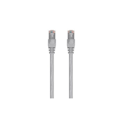 Monoprice Cat6 Ethernet Patch Cable - Snagless Rj45_ Stranded_ 550mhz_ Stp_ Pure Bare Copper Wire_ 24awg_ 25ft_ Gray (40642)