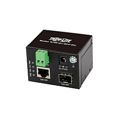 Tripp Lite Industrial Gigabit Fiber To Ethernet Media Converter Unmanaged (N785I01SFPDU)
