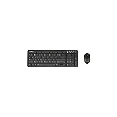 Targus Antimicrobial Midsize Keyboard And Comfort Mouse Bundle Akb863 + Amb582 Black (AKM619AMUS)